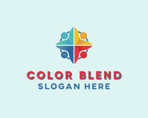 Colorful Diamond Charity  logo design