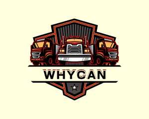 Trailer Truck Cargo Logo