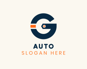 Tools - Spanner Letter G logo design