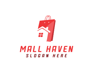 Home Shopping Bag logo design