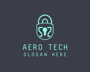 Tech Cyber Security logo design