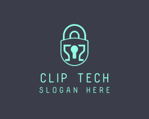 Tech Cyber Security logo design