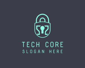 Tech Cyber Security logo design