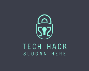 Tech Cyber Security logo design