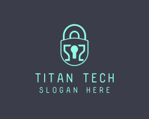 Tech Cyber Security logo design