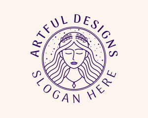 Beauty Goddess Woman logo design