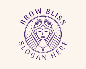 Beauty Goddess Woman logo design