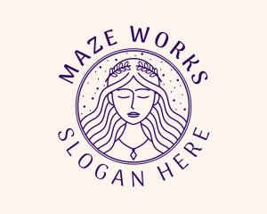 Beauty Goddess Woman logo design