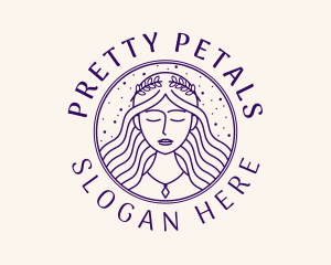 Beauty Goddess Woman logo design