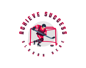 Goal - Hockey Athlete Team logo design