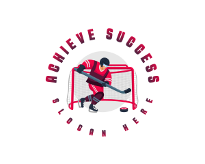 Hockey Athlete Team logo design