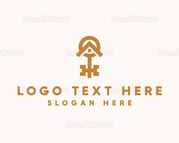 Residential House Key Logo