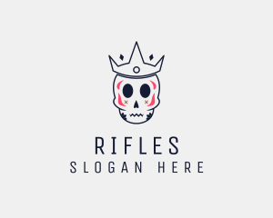 Cultural - King Sugar Skull logo design