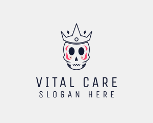 King - King Sugar Skull logo design