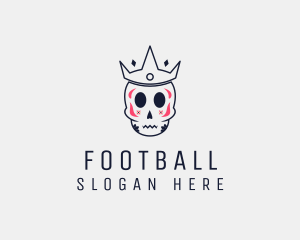 Emperor - King Sugar Skull logo design