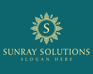 Sunray - Premium Sunray Hotel Resort logo design