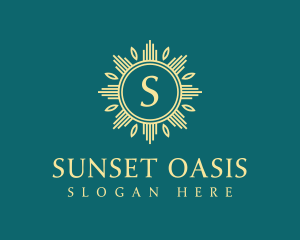 Premium Sunray Hotel Resort logo design