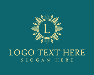 Pattern - Premium Sunray Hotel Resort logo design
