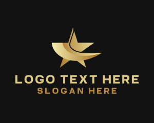 Star - Gold Star Agency logo design