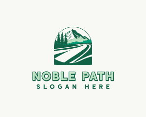 Mountain Pathway Travel logo design