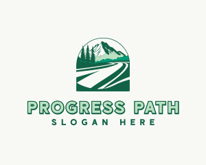 Mountain Pathway Travel logo design