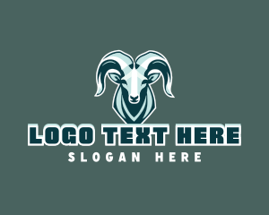 Goat - Goat Ram Gaming logo design