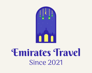 Emirates - Muslim Palace  Mosque logo design