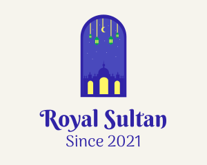 Sultan - Muslim Palace  Mosque logo design