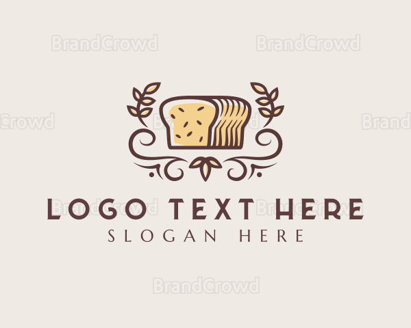 Elegant Bakery Bread Logo