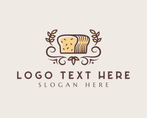 Elegant Bakery Bread Logo