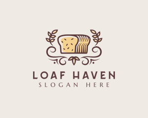 Elegant Bakery Bread logo design