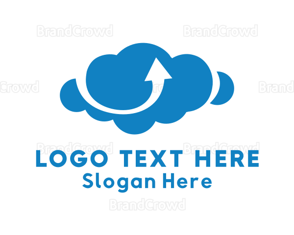Dark Blue Cloud Logo