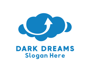 Dark Blue Cloud logo design