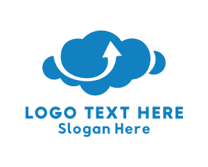 Dark Blue Cloud Logo