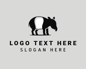 Wildlife - Tapir Wildlife Zoo logo design