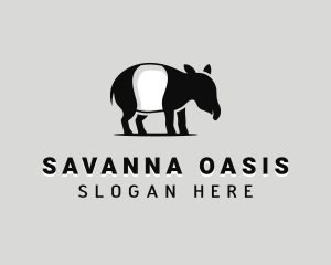 Savanna - Tapir Wildlife Zoo logo design