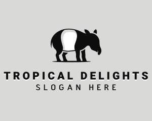 Brazil - Tapir Wildlife Zoo logo design