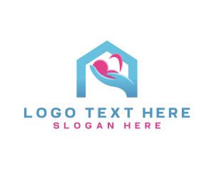 Heart - Child Care Shelter logo design
