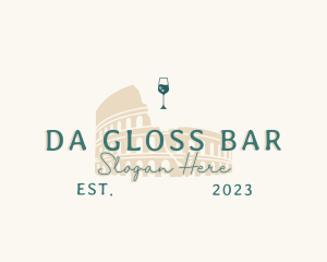 Historical Italian Cocktail Bar logo design