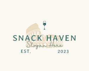 Historical Italian Cocktail Bar logo design