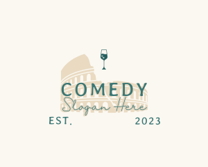 High End - Historical Italian Cocktail Bar logo design