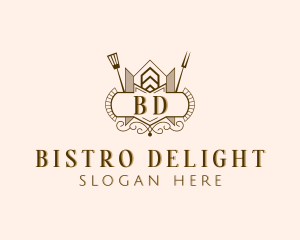 Restaurant Fine Dining Cutlery logo design