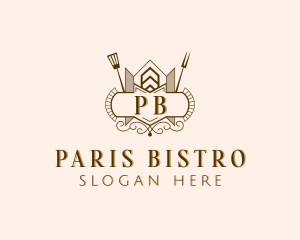 Restaurant Fine Dining Cutlery logo design