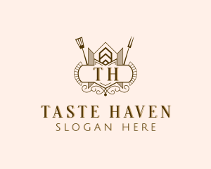 Restaurant Fine Dining Cutlery logo design