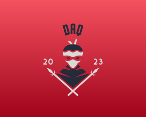 Spear Ninja Mercenary Logo