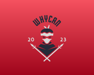 Spear Ninja Mercenary Logo