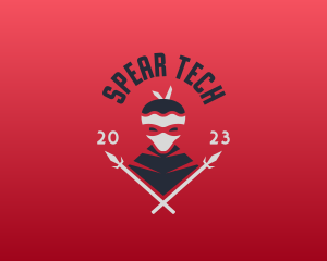 Spear - Spear Ninja Mercenary logo design