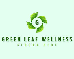 Nature Leaf Wellness logo design