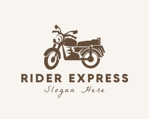 Rider - Old School Motorcycle Rider logo design