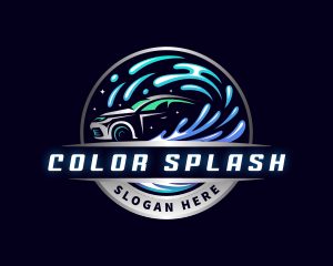 Car Wash Polishing logo design